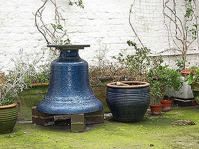 The Blue Bell in the back garden area Picture